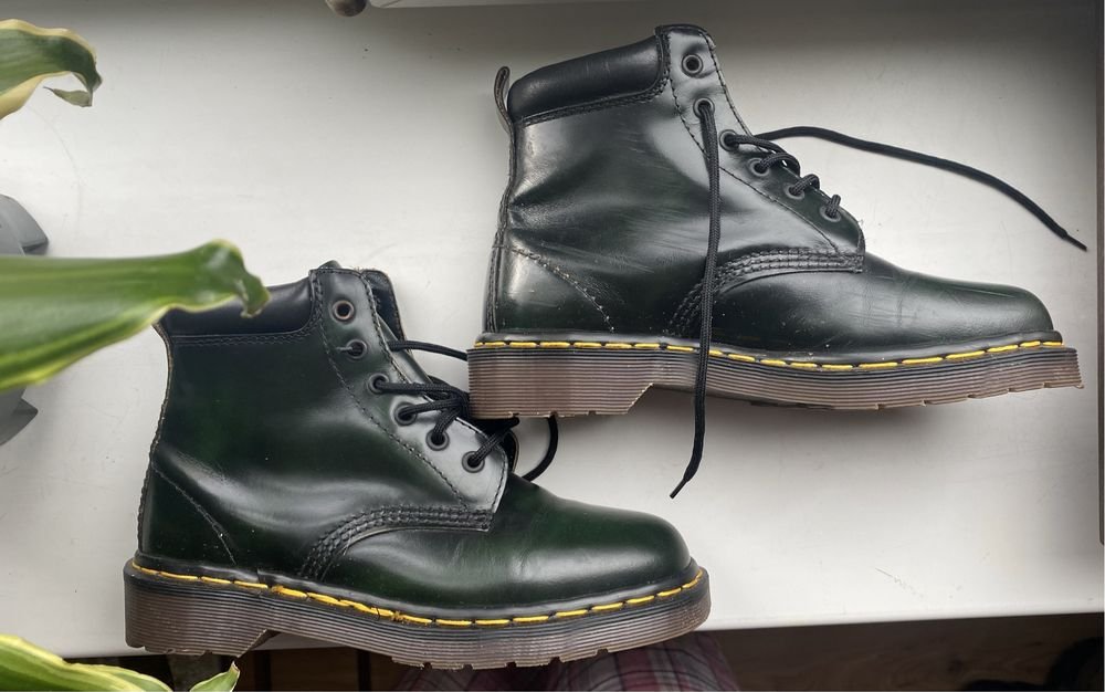 Men Dr. Martens Boots Green 38