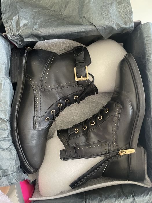 Herren Vince Camuto Stiefel Schwarz Leder 37