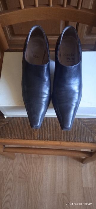 Женские Nando Muzi Туфли Чёрные Кожа 35