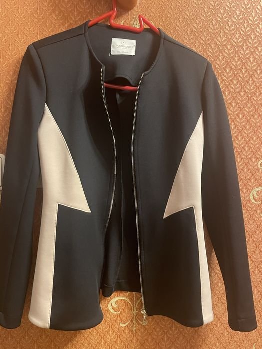 Damen Rinascimento Anzug Schwarz Strick 36