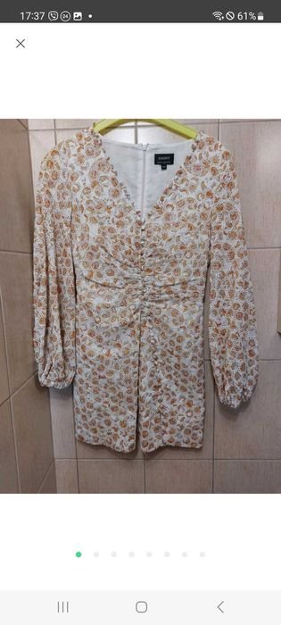 Женское Bardot Платье Різнокольоровий Бавовна 34