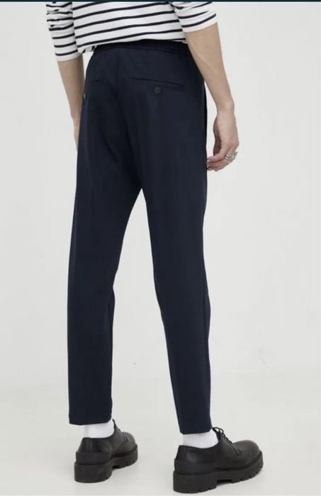 Homme Calvin Klein Pantalons Bleu Profond Coton