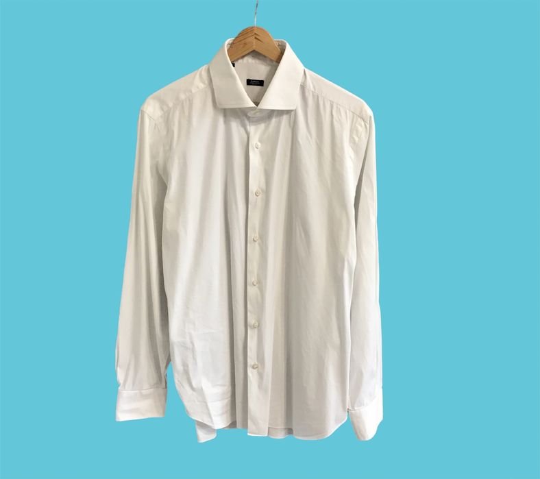 Men Barba Napoli Shirt White XL