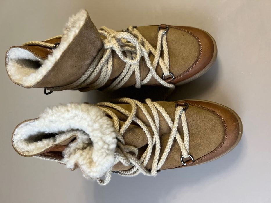 Femme Isabel Marant Nowles Marron Cuir 38
