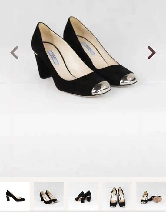 Женские Туфли Чёрные Замша 33