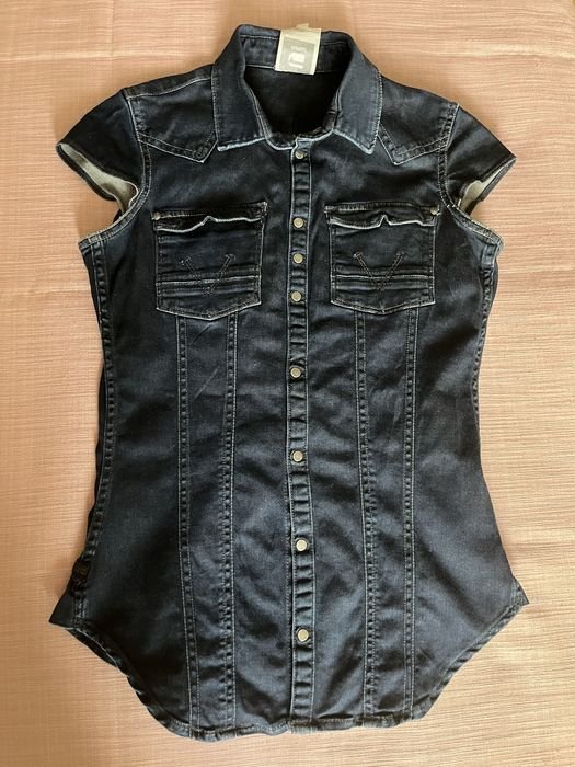 Женский G-star RAW Жилетка Тёмно-синий Джинс XS