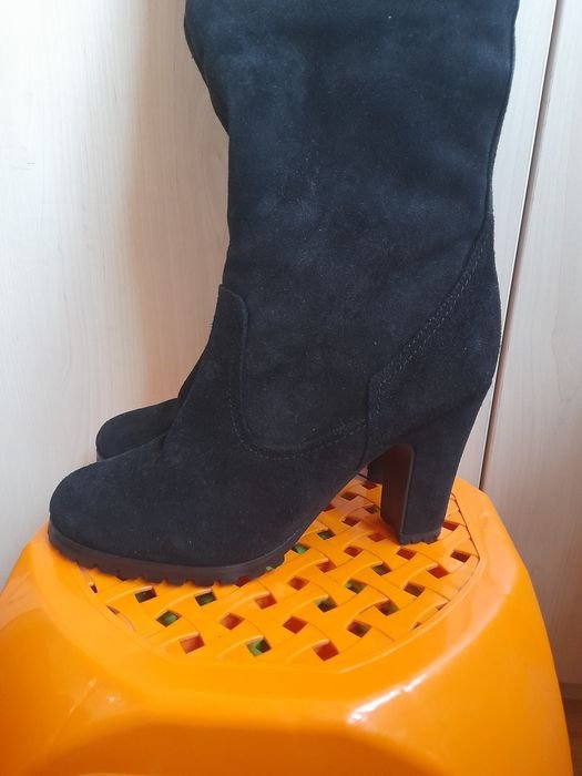 Femme Carlo Pazolini Bottes Noires Suède 37
