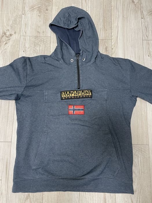 Мужской Napapijri Кофта Серый Неизвестный 2XL