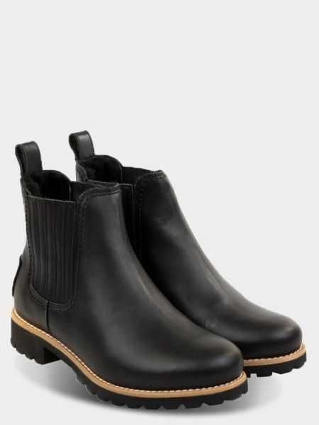 Женские Panama Jack Ботинки Чёрные Кожа 38