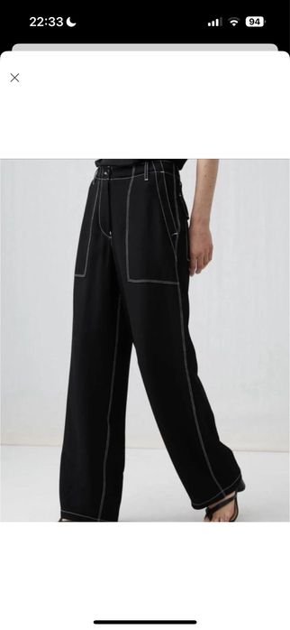 Мужские Arket Штаны Чёрный