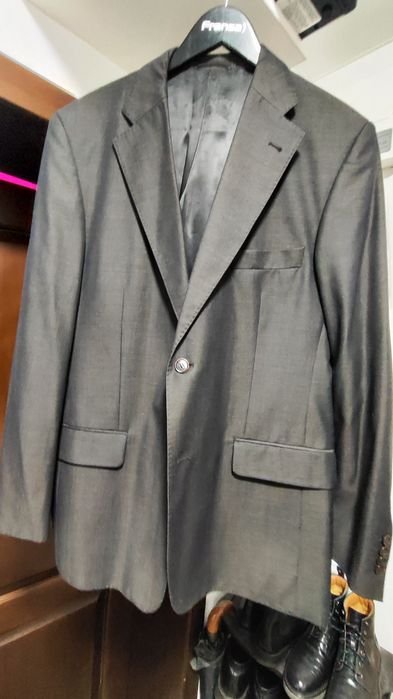 Men Roy Robson Blazer Grey Wool 42