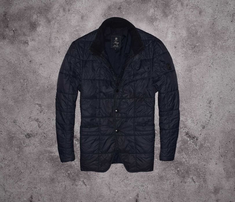 Мужская Премиальная Куртка Пиджак Фей Серый Эко