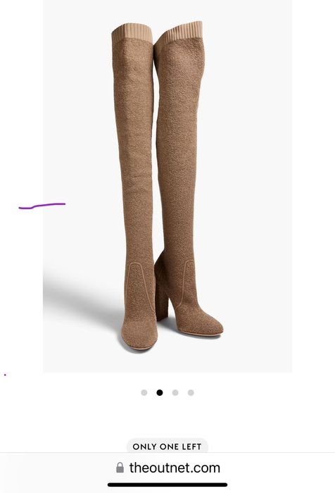 Женские Gianvito Rossi Ботфорты Бежевые 36