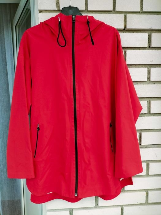 Women Max Mara Weekend Windbreaker Red Nylon 42