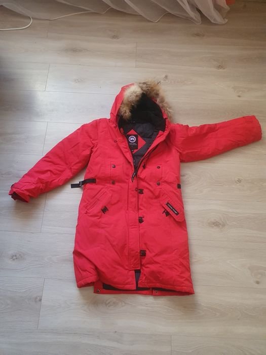 Homme Canada Goose Parka Rouge M
