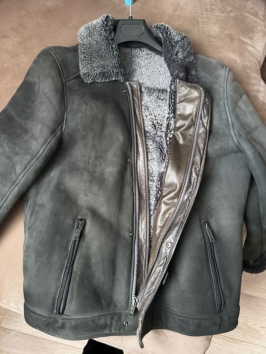 Herren ICEBERG Jacke Grau Wildleder 38