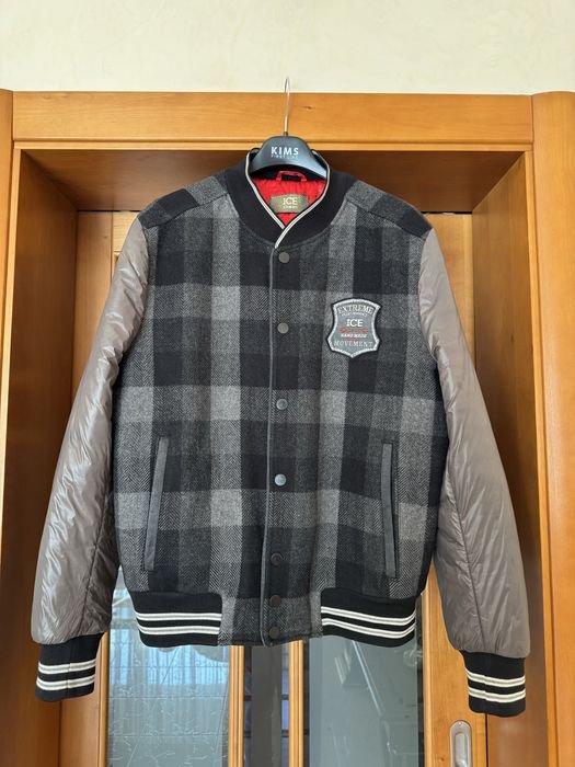 Herren Iceberg Bomberjacke Einheitsgröße Wolle