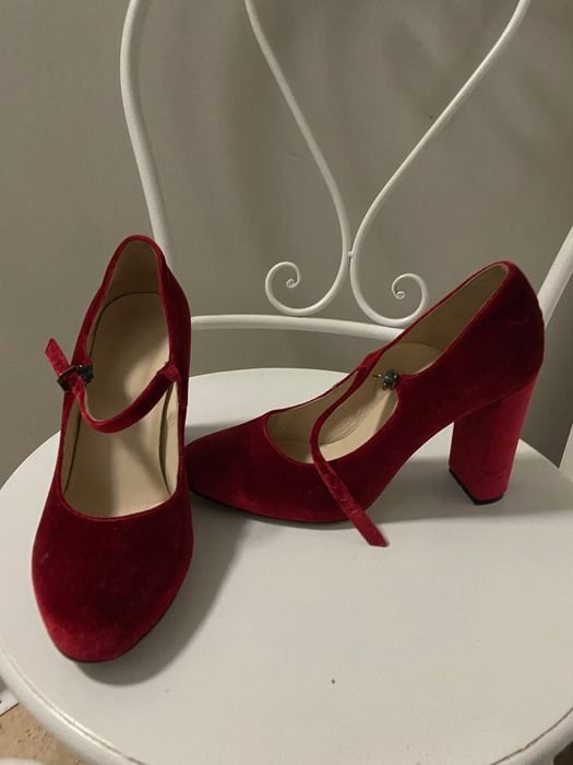 Женские NavyBoot Туфли Красные Ткань 39