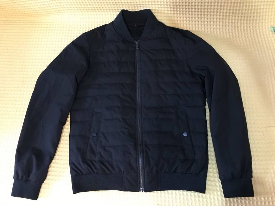 Herren Navyboot Daunenjacke Schwarz 36