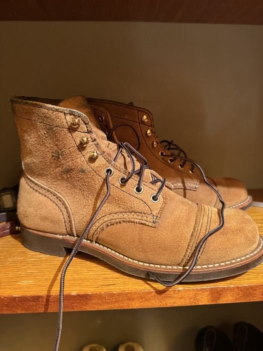Men Red Wing Boots Brown Suede 7