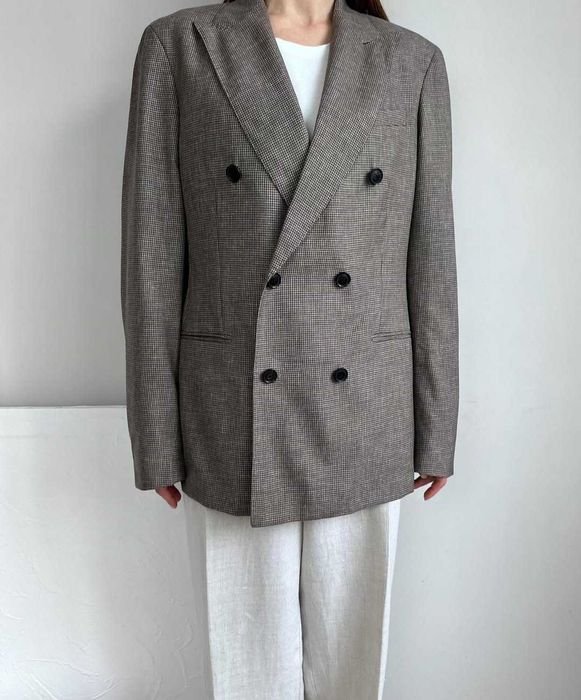 Femme REISS Blazer Marron Laine Oversize