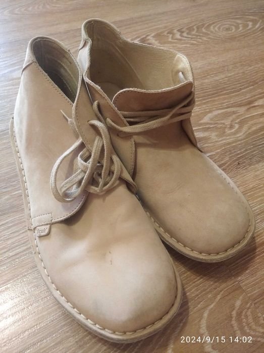 Мужские French Connection Ботинки Бежевый Кожа