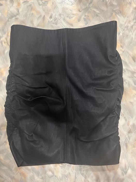 Женская The Row Юбка Чёрная Кожа 36