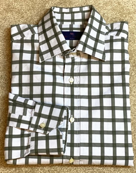 Herren ETRO Hemd Weiß Baumwolle XL