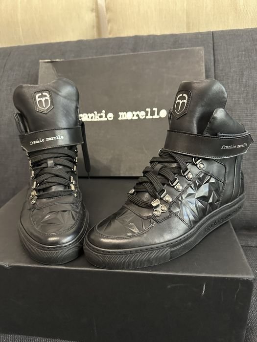 Femme Frankie Morello Bottes Noires Cuir 37