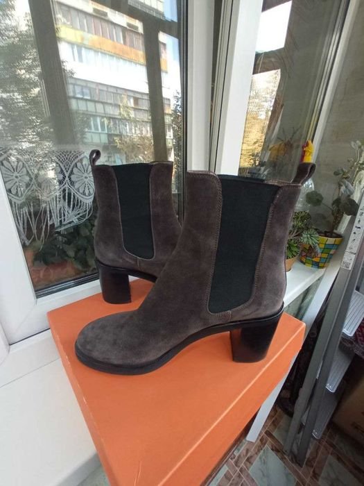 Женские AGL Ботильоны Коричневый Замша 40