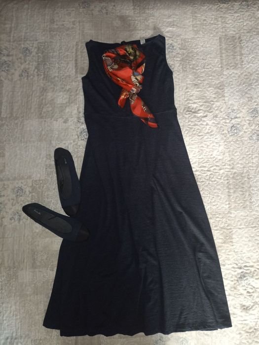Damen TOTEME Kleid Marineblau Wolle 40