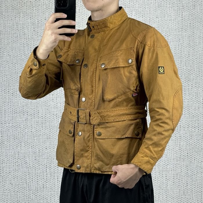 Homme Belstaff Veste Noire 40 (S)