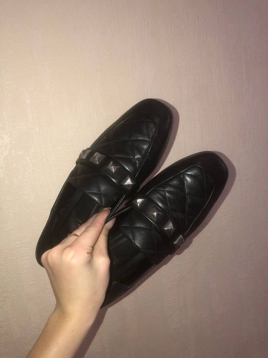 Damen Claudie Pierlot Slipper Schwarz Leder 39