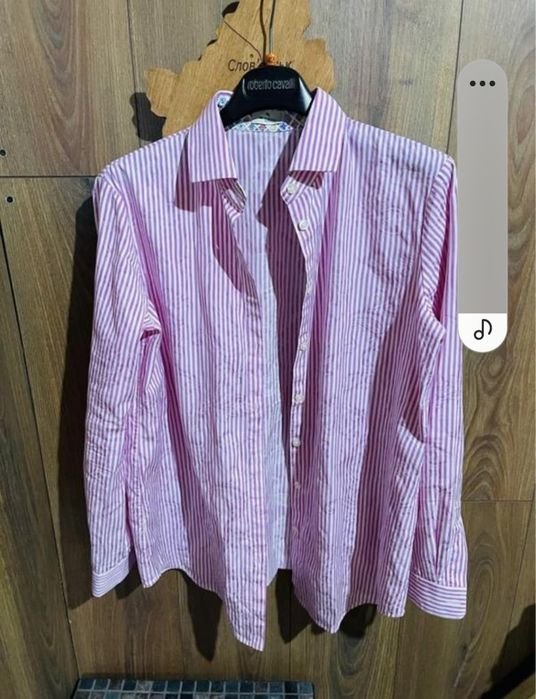 Uomo Etro Camicia Rosa 44 IT