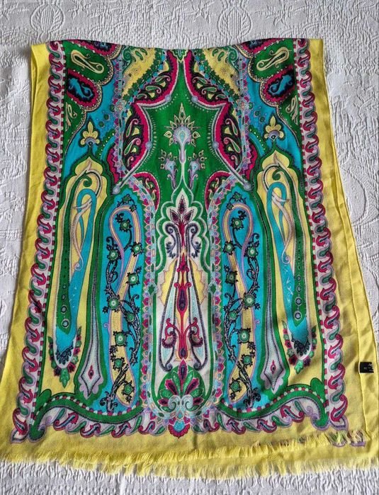 Унисекс Etro Шарф Многоцветный Шерсть-Шелк
