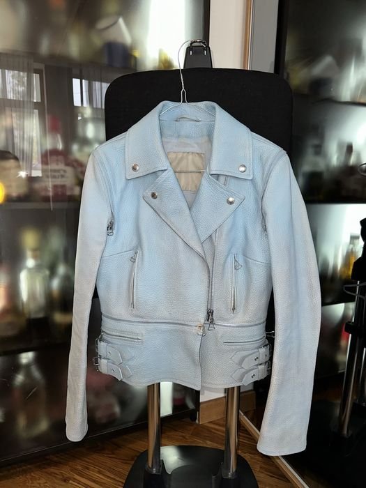 Donna Ermanno Scervino Giacca Biker Blu 34