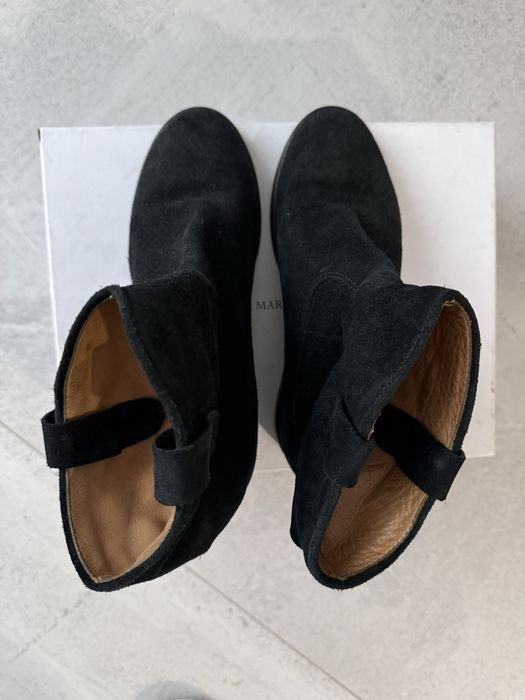 Women Isabel Marant Ankle Boots Black Leather 36