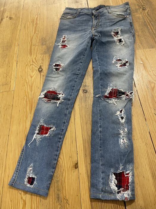 Женские Ermanno Scervino Джинсы Тёмно-синий Другой