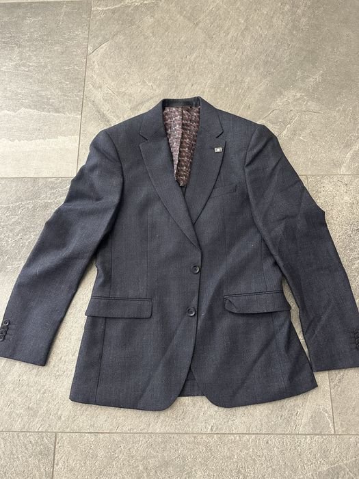 Damen Cacharel Anzug Grau Wolle 36