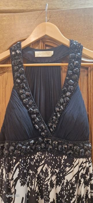 Женское Плаття Чёрное Шёлк 42