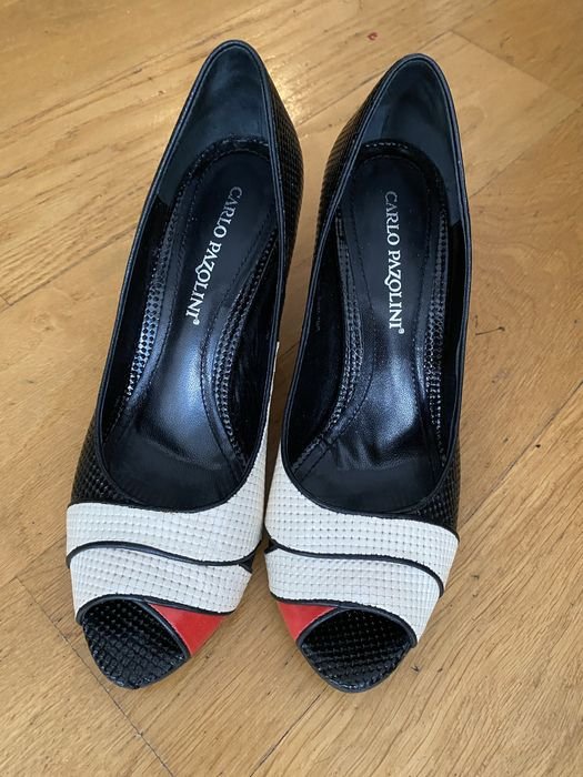 Женские Carlo Pazolini Туфли Белый/Красный/Чёрный