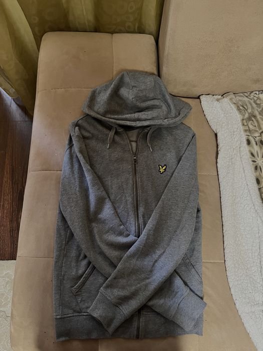 Men Lyle & Scott Zip-Up Hoodie Grey Other