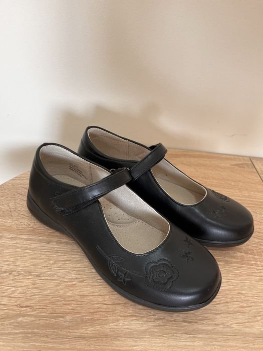 Herren Laura Ashley Absätze Schwarz Leder 36