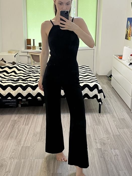 Donna French CONNECTION Tuta Nera 32