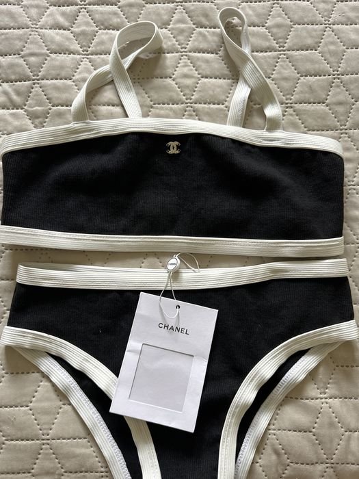 Femme Chanel Maillot de Bain Noir S