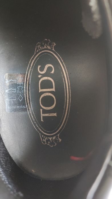 Damen TOD'S Absätze Schwarz Leder 40