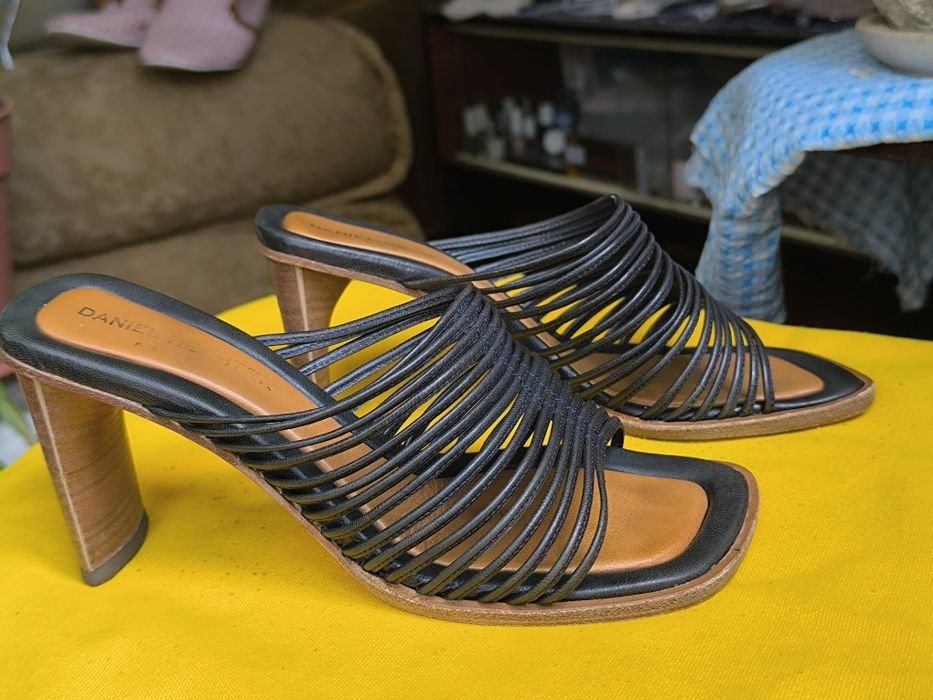 Женские Daniel Hechter Мюли Чёрные Кожа 37