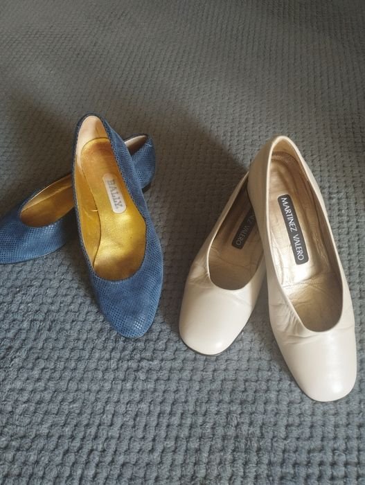 Femme Bally Mocassins Bleus 37