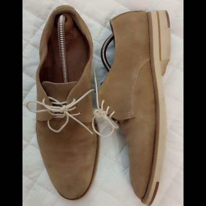 Herren Pollini Absätze Beige Wildleder 42