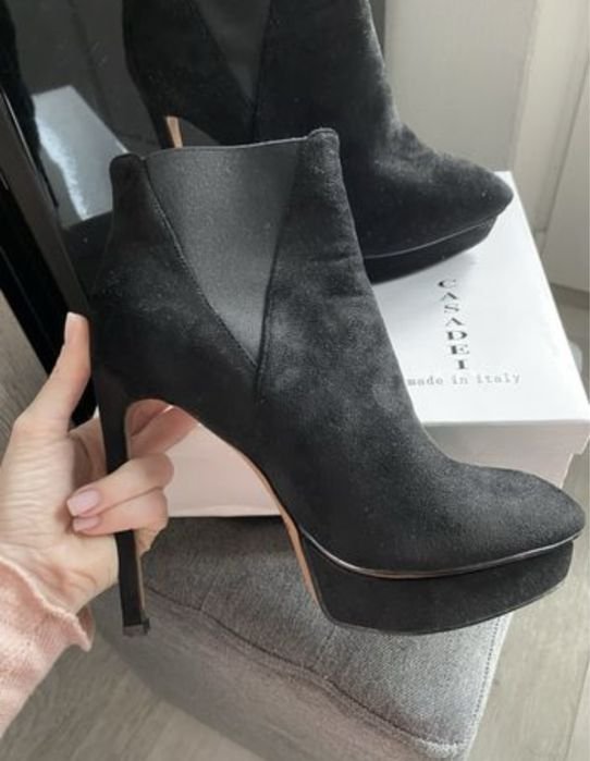 Женские Casadei Ботильоны Чёрный 37